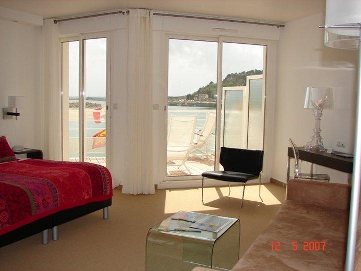 Hotel La Marine Barneville-Carteret Szoba fotó